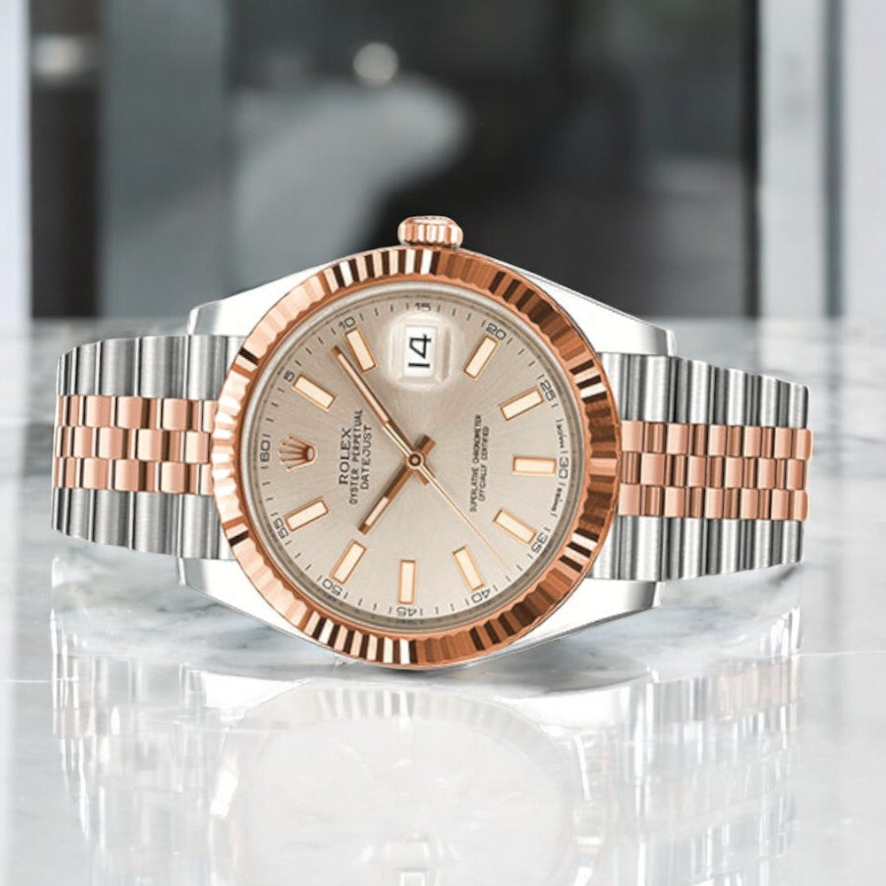 Rolex Datejust II 126331 41mm Sundust Index Dial Two Tone Jubilee-Rolex-JD Watches NY