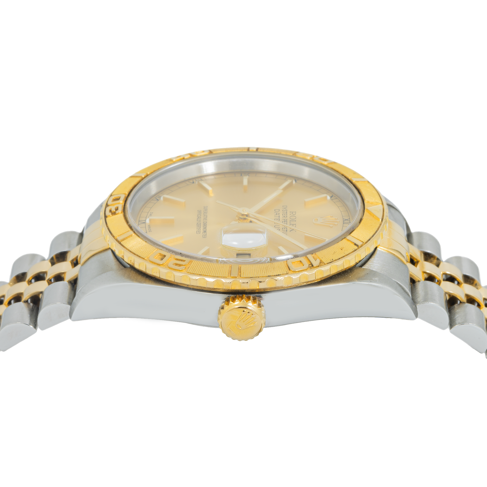 Rolex Datejust Turn-O-Graph 16263 – Champagne Dial – 36mm Steel & 18k Yellow Gold