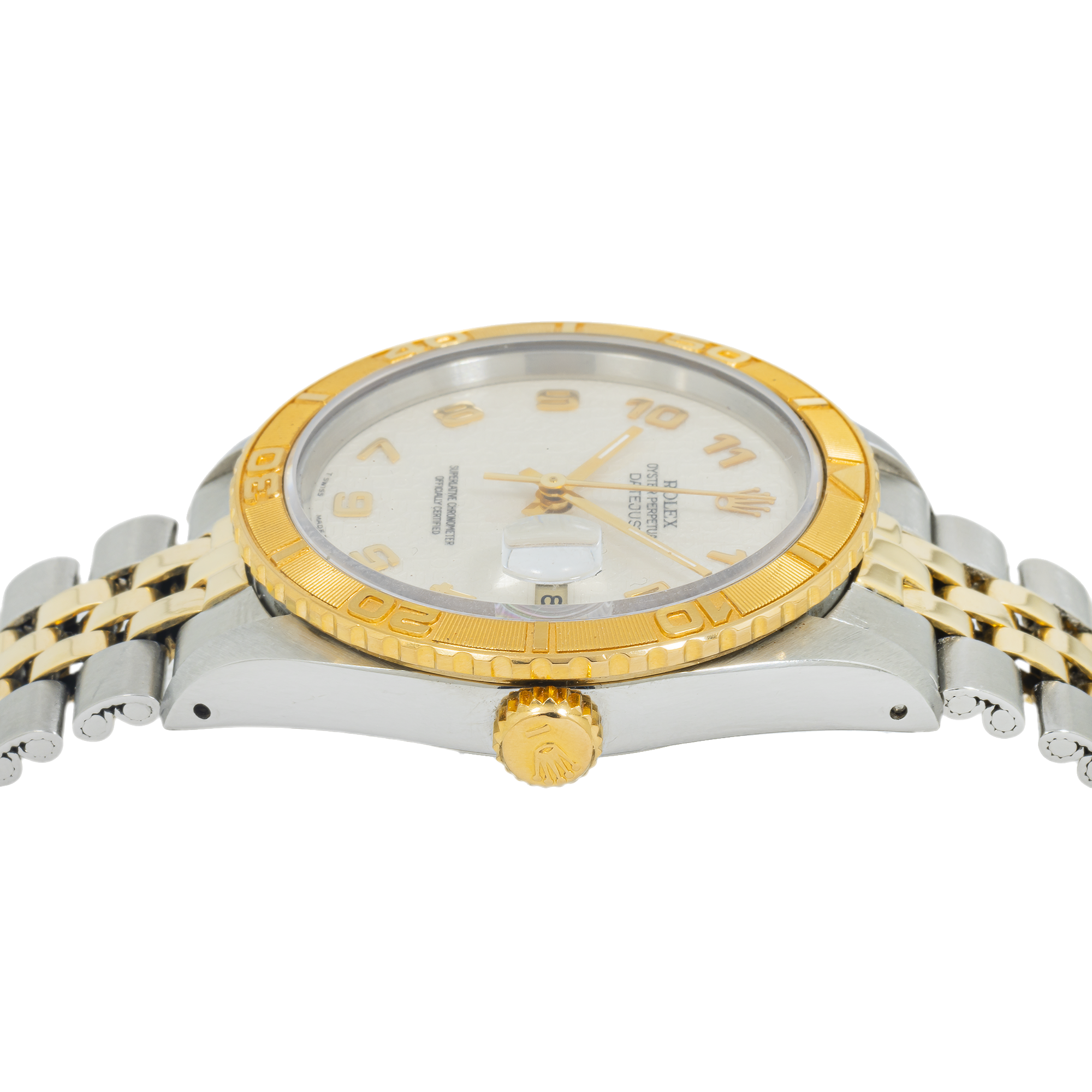 Rolex Datejust Turn-O-Graph 16263 – Ivory Jubilee Arabic Dial – 36mm Steel & 18k Yellow Gold (Year: 1988-2004)