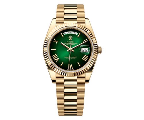 Rolex Day-Date 40 Green Ombre Dial – 228238