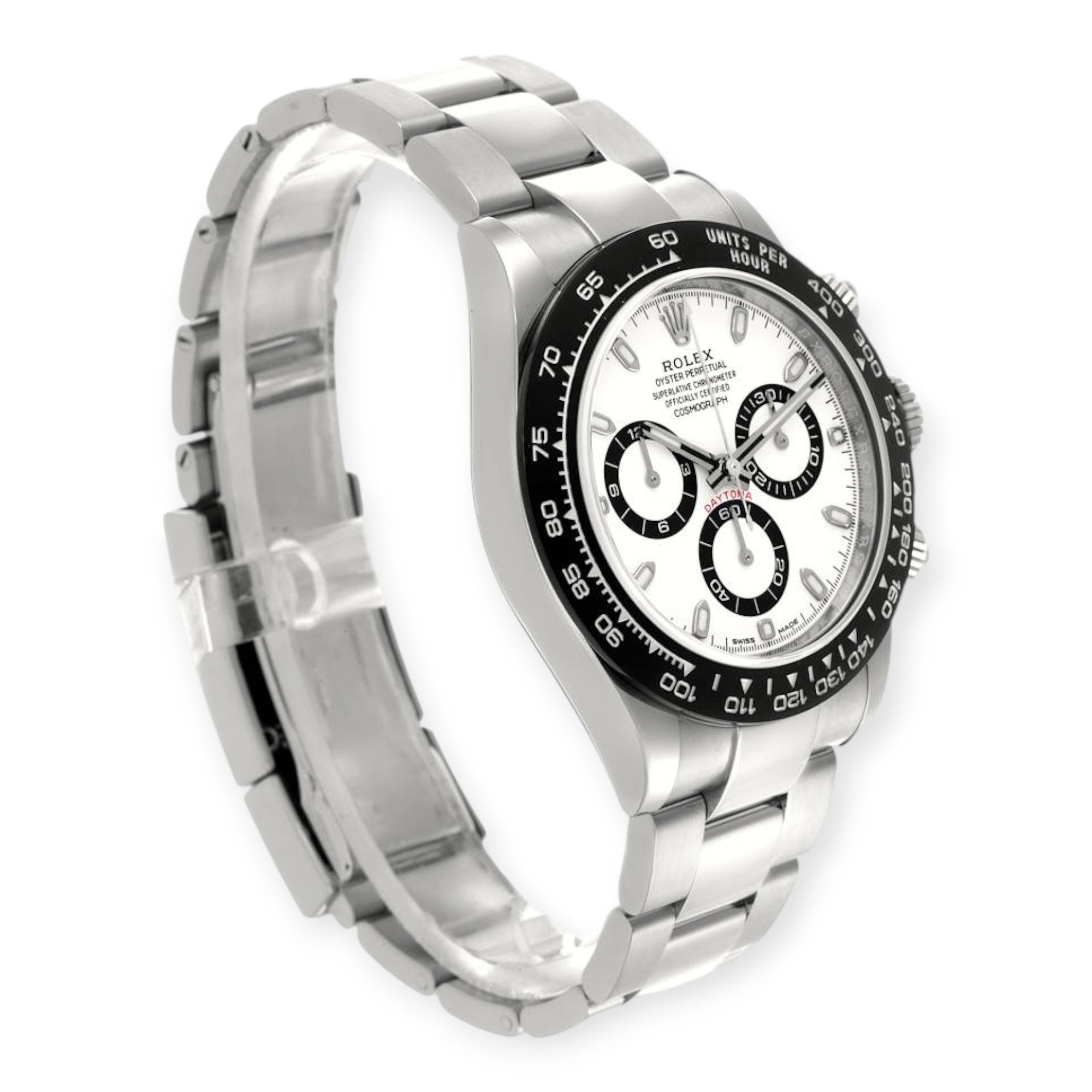 Rolex Daytona 116500 Ceramic Bezel White Panda Dial Steel Mens Watch-Rolex-JD Watches NY
