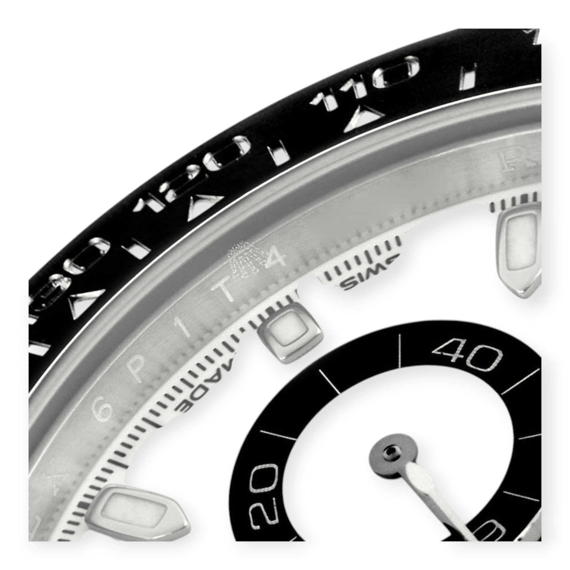 Rolex Daytona 116500 Ceramic Bezel White Panda Dial Steel Mens Watch-Rolex-JD Watches NY