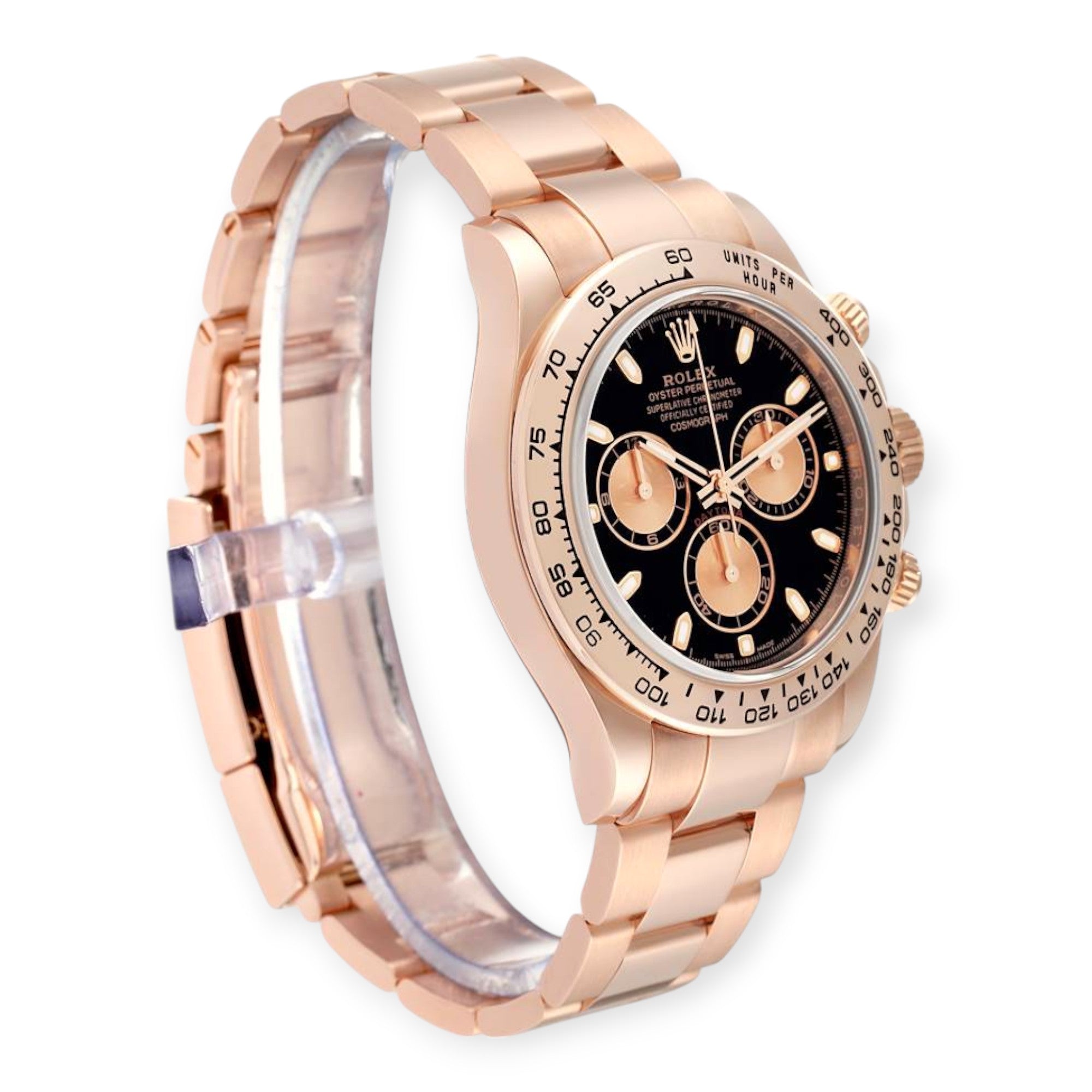 Rolex Daytona 116505 Black Dial Rose Gold Mens Watch-Rolex-JD Watches NY