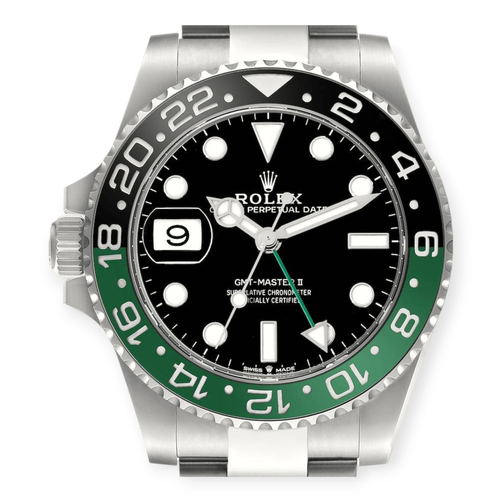 Rolex GMT-Master II 126720VTNR 40MM Black Dial With Green And Black Bezel-Rolex-JD Watches NY