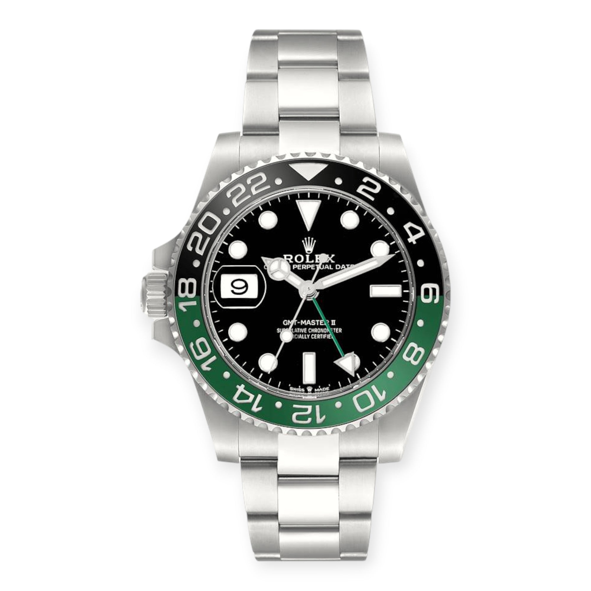 Rolex GMT-Master II 126720VTNR 40MM Black Dial With Green And Black Bezel-Rolex-JD Watches NY