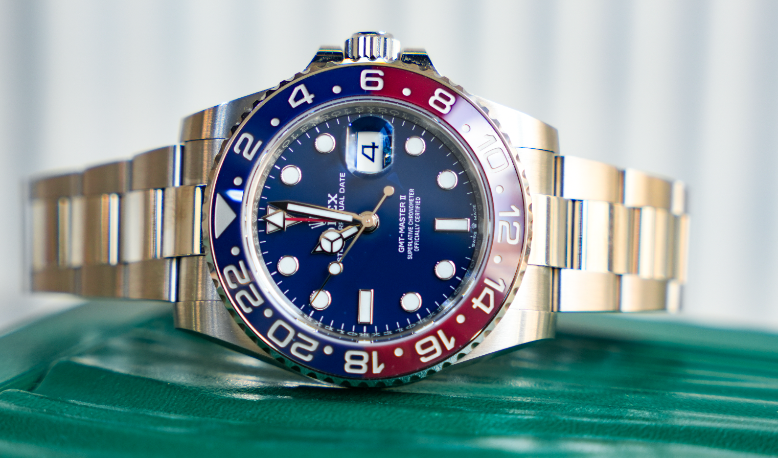 Rolex GMT-Master II “Pepsi” – 18k White Gold with Blue Dial Ref. 126719BLRO