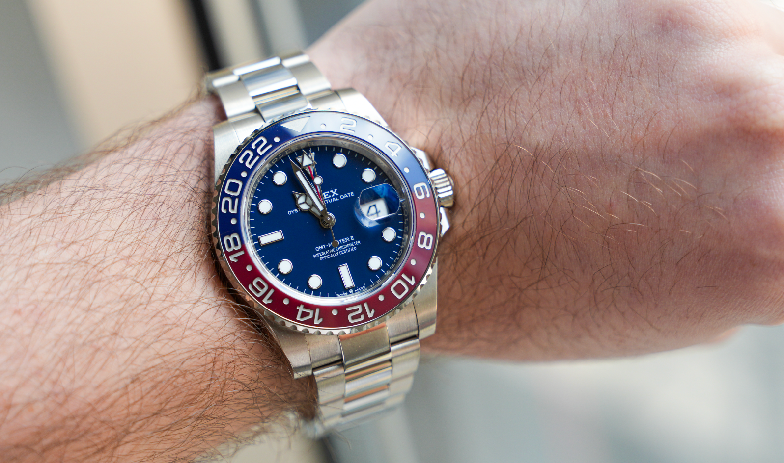 Rolex GMT-Master II “Pepsi” – 18k White Gold with Blue Dial Ref. 126719BLRO