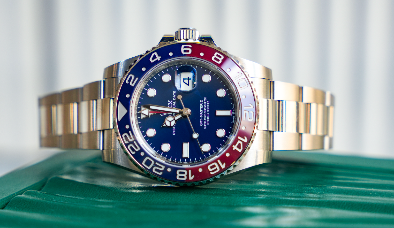 Rolex GMT-Master II “Pepsi” – 18k White Gold with Blue Dial Ref. 126719BLRO