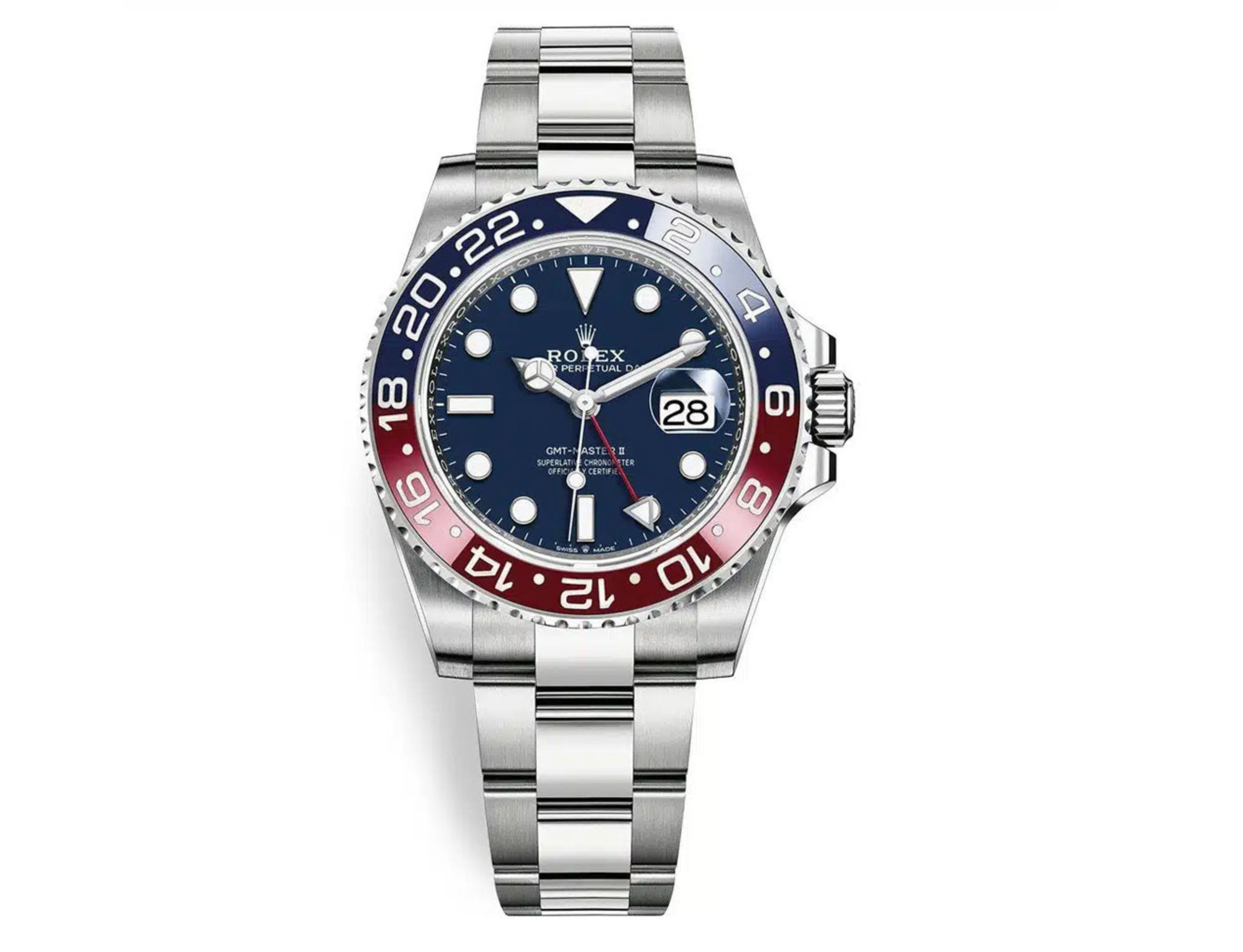 Rolex GMT-Master II “Pepsi” – 18k White Gold with Blue Dial Ref. 126719BLRO