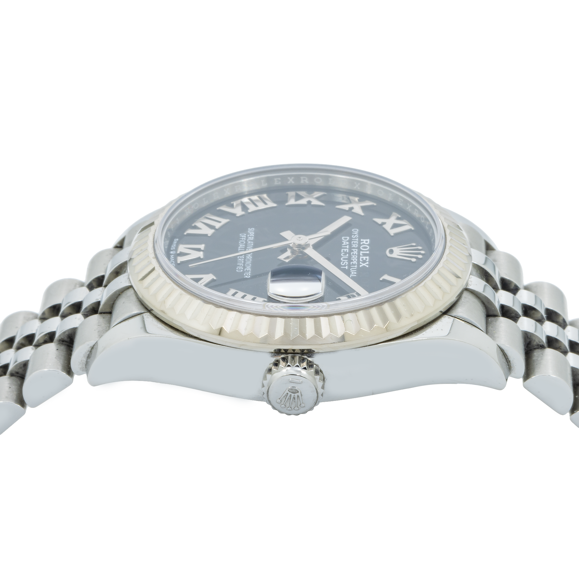 Rolex Ladies Datejust 31mm 278274 with Fluted Bezel and Stainless Steel Jubilee Bracleet-Rolex-JD Watches NY