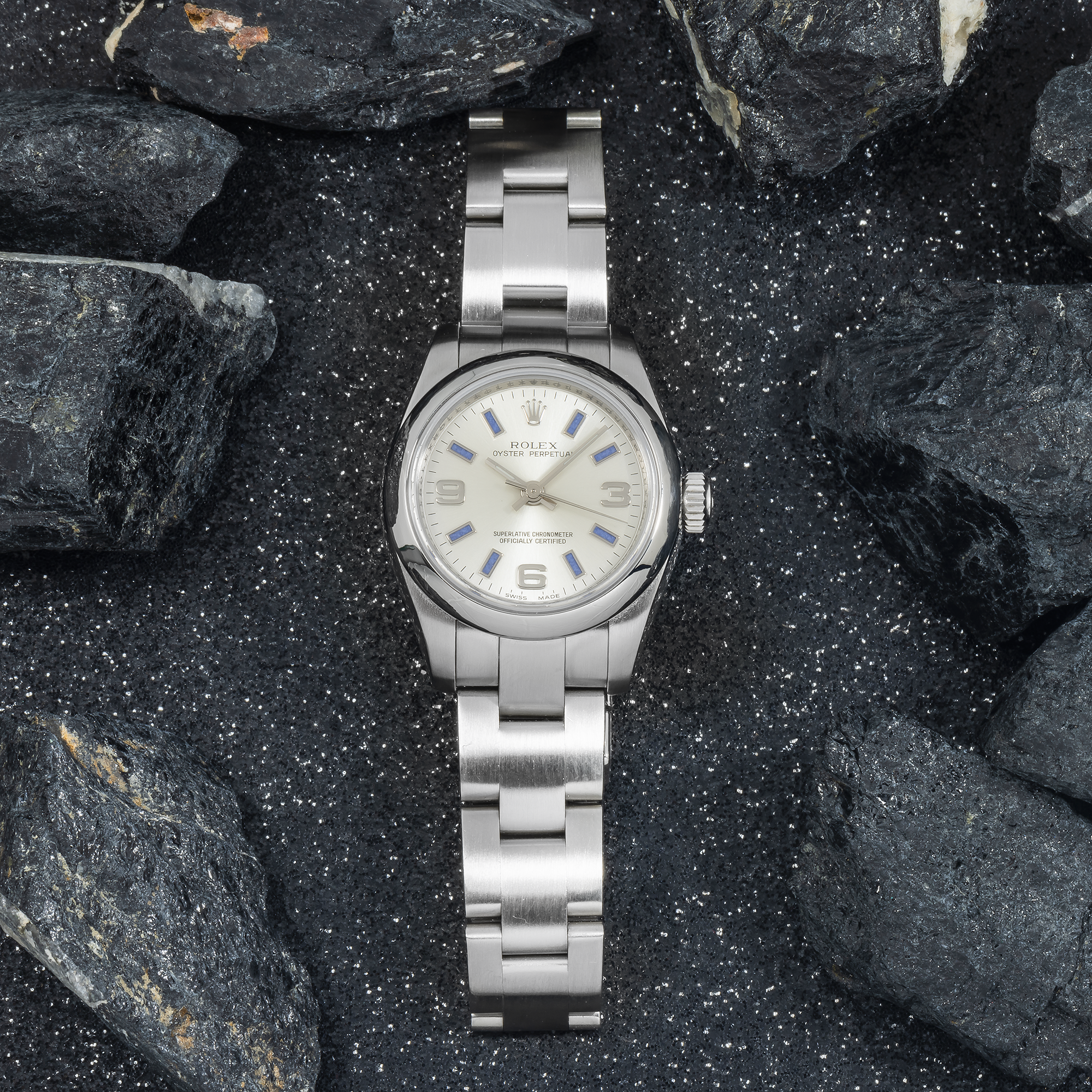 Rolex Ladies Stainless Steel 176200 Oyster Perpetual with Oyster Bracelet-Rolex-JD Watches NY
