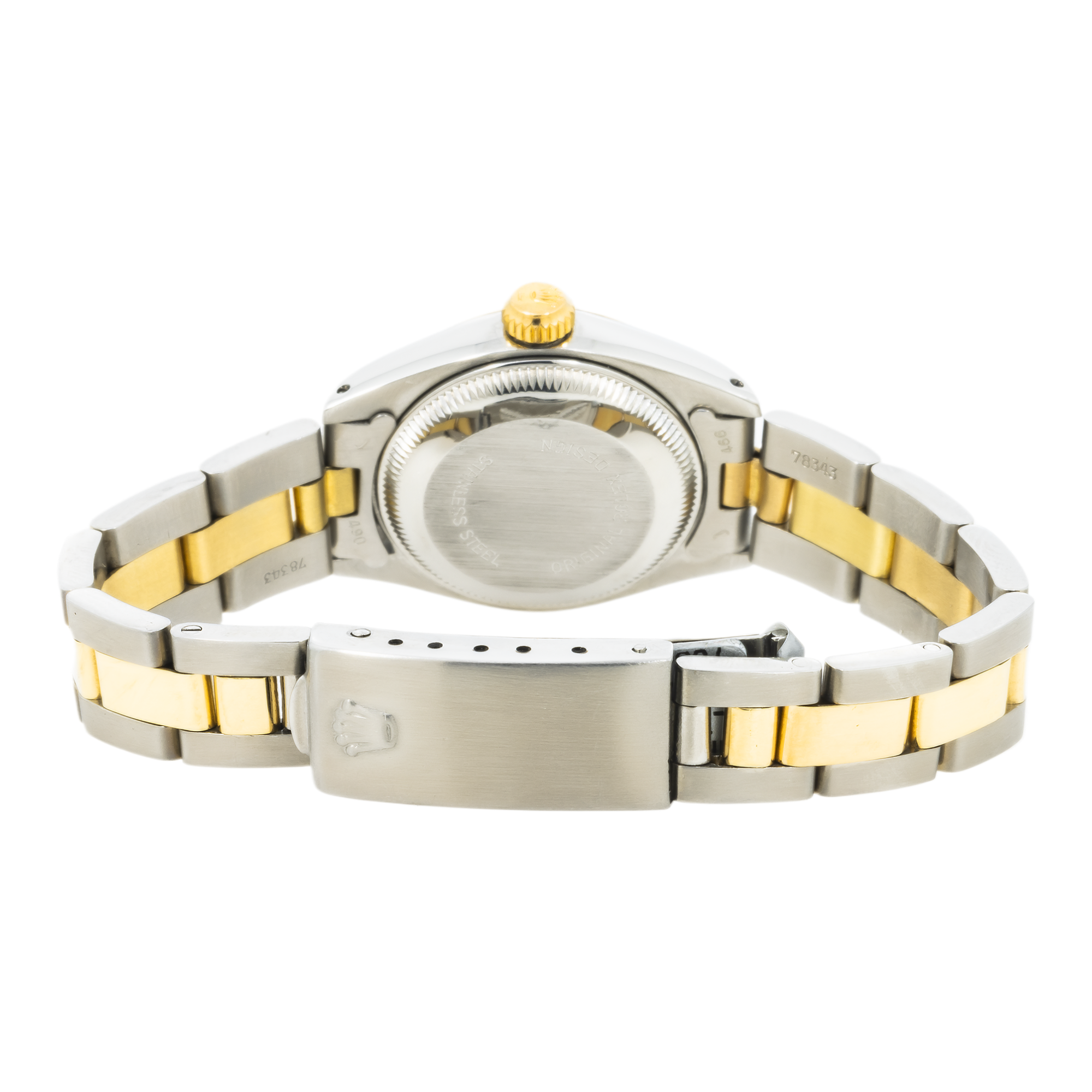 Rolex Lady-Datejust 26mm – Ref. 6917 Champagne Arabic Dial | Two-Tone Oyster Bracelet-Rolex-JD Watches NY