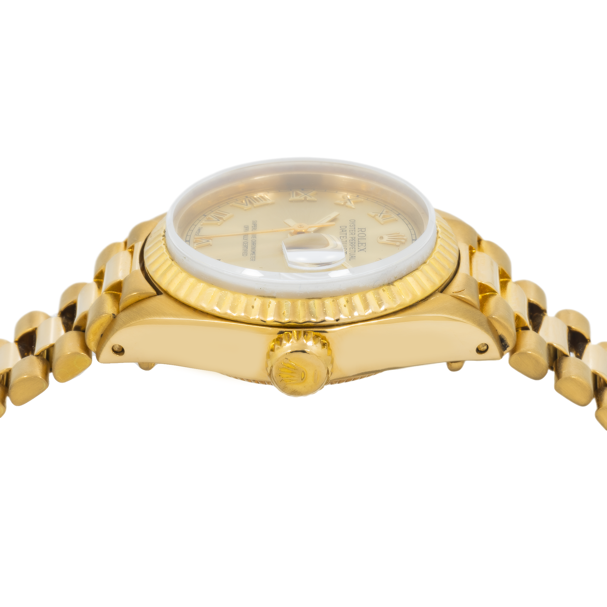 Pre-Owned Rolex Lady-Datejust 6917 | Champagne Roman Dial – JD