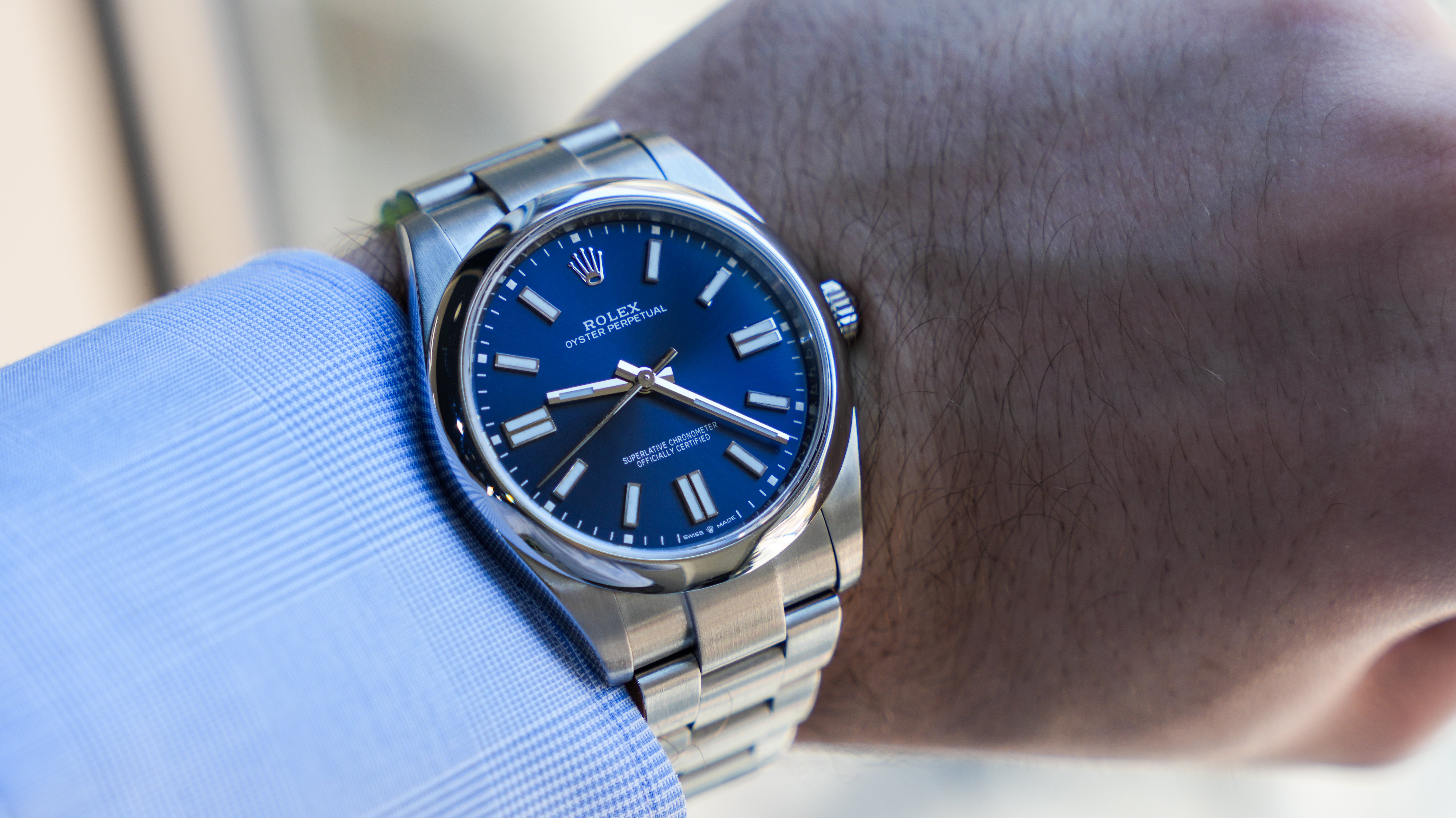 Rolex Oyster Perpetual 124300 41MM Blue Dial With Stainless Steel Oyster Bracelet-Rolex-JD Watches NY