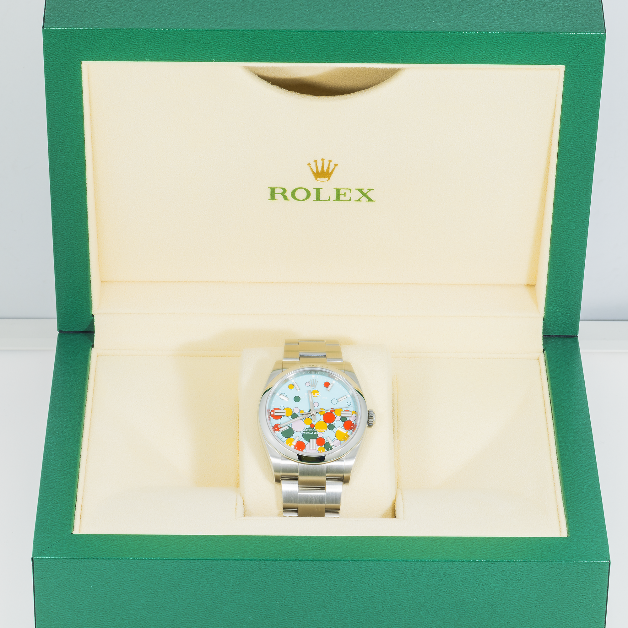 Rolex Oyster Perpetual 126300 Steel 41mm Celebration Balloon Dial-Rolex-JD Watches NY