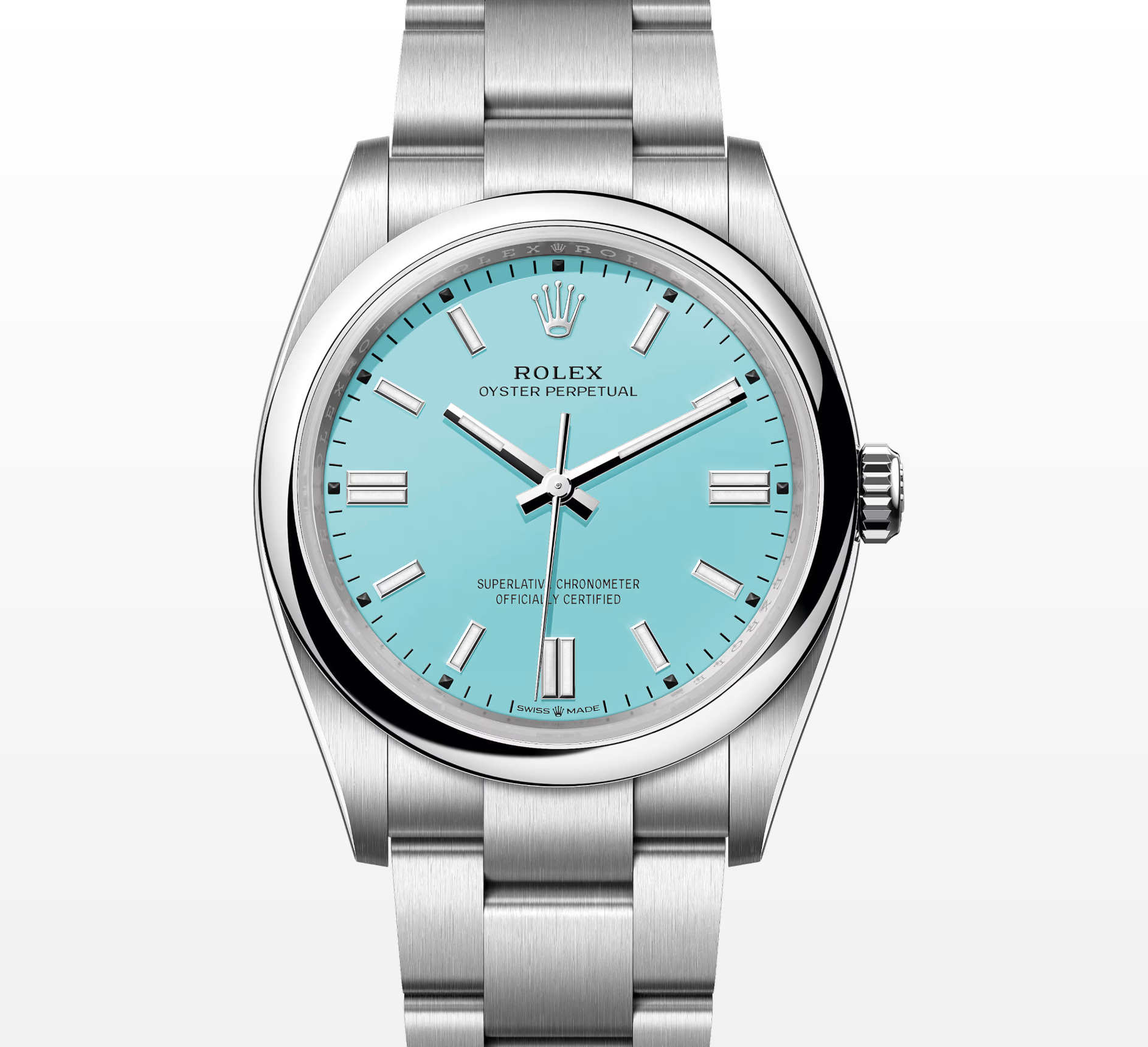 Rolex Oyster Perpetual 36 – Stainless Steel with Turquoise Blue Dial Ref. 126000