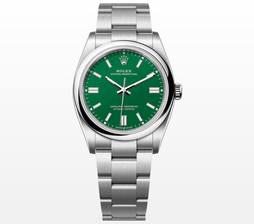 Rolex Oyster Perpetual 36mm Stainless Steel & Green Dial – Ref. 126000
