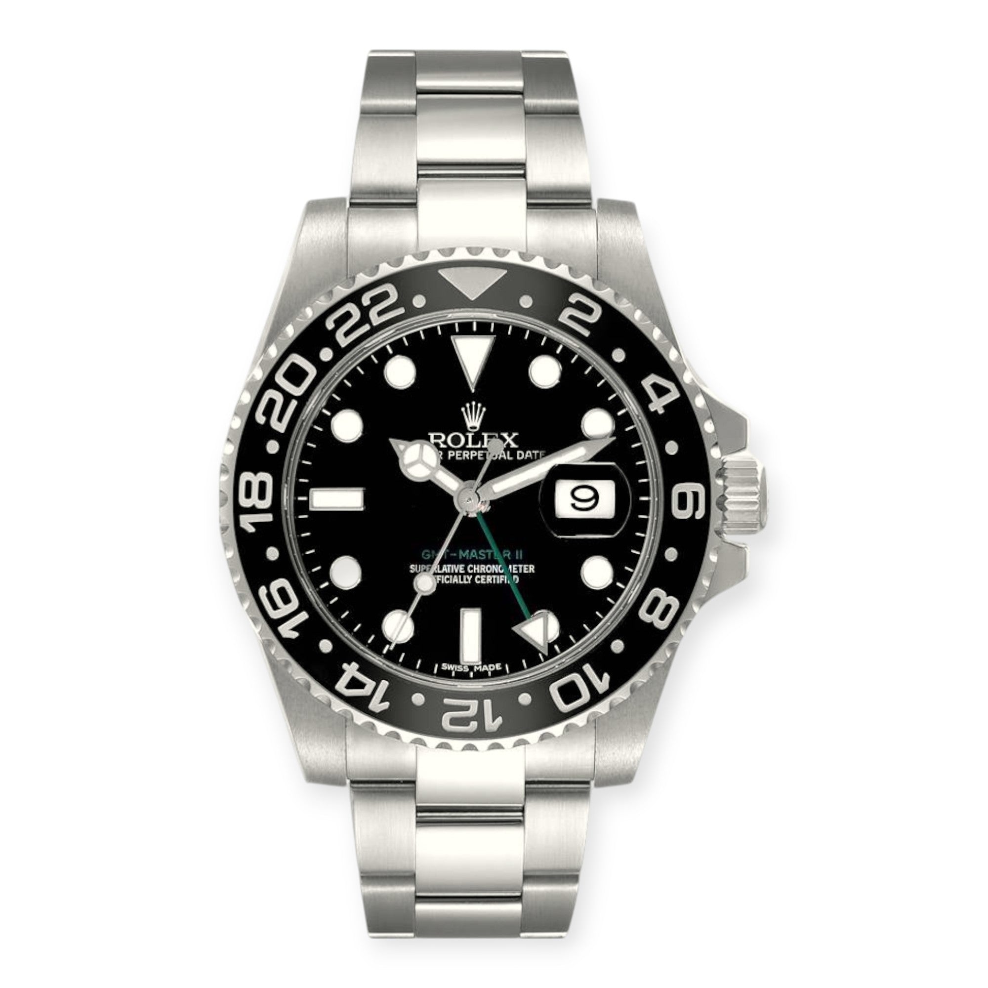 Rolex Oyster Perpetual Date GMT Master II 116710LN 40MM Stainless Steel With Ceramic Bezel-Rolex-JD Watches NY