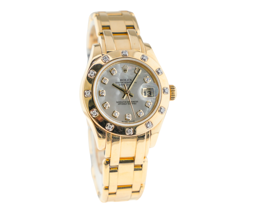 Rolex Pearlmaster 29 – 80318, 18k Yellow Gold Case with Diamond Dial, Pearlmaster Bracelet-Rolex-JD Watches NY