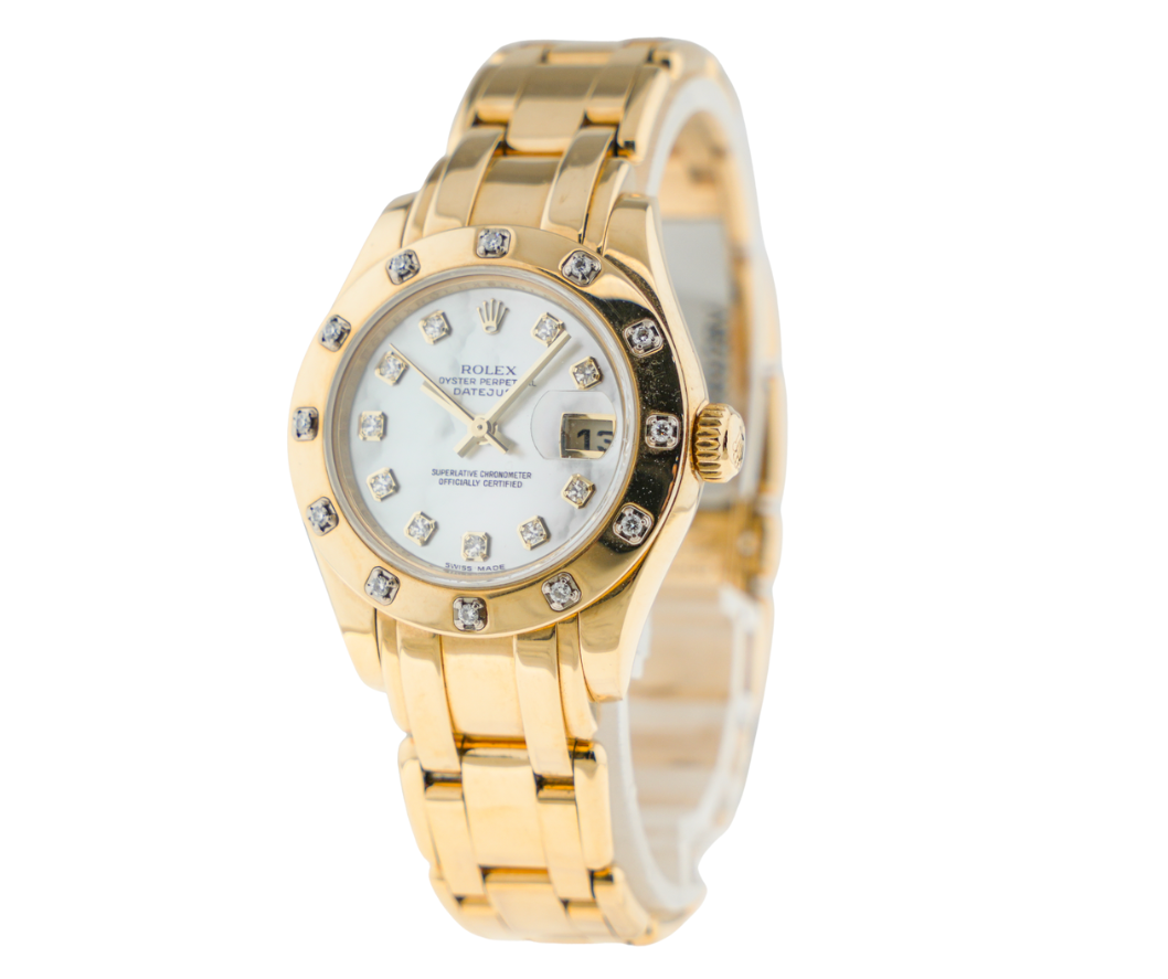 Rolex Pearlmaster 29 – 80318, 18k Yellow Gold Case with Diamond Dial, Pearlmaster Bracelet-Rolex-JD Watches NY