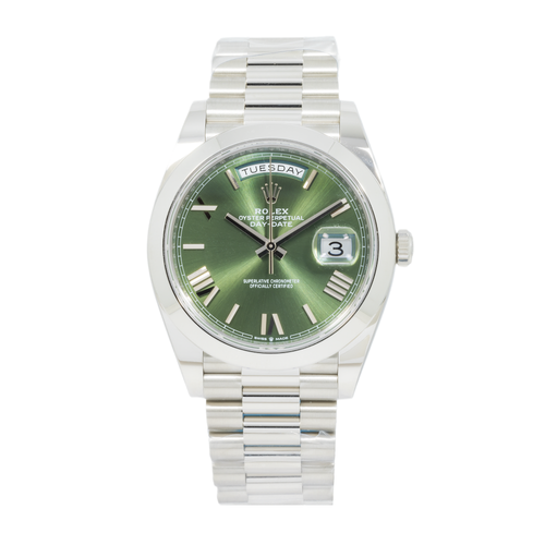 Rolex Platinum Day-Date 40mm 228206 with President Bracelet
