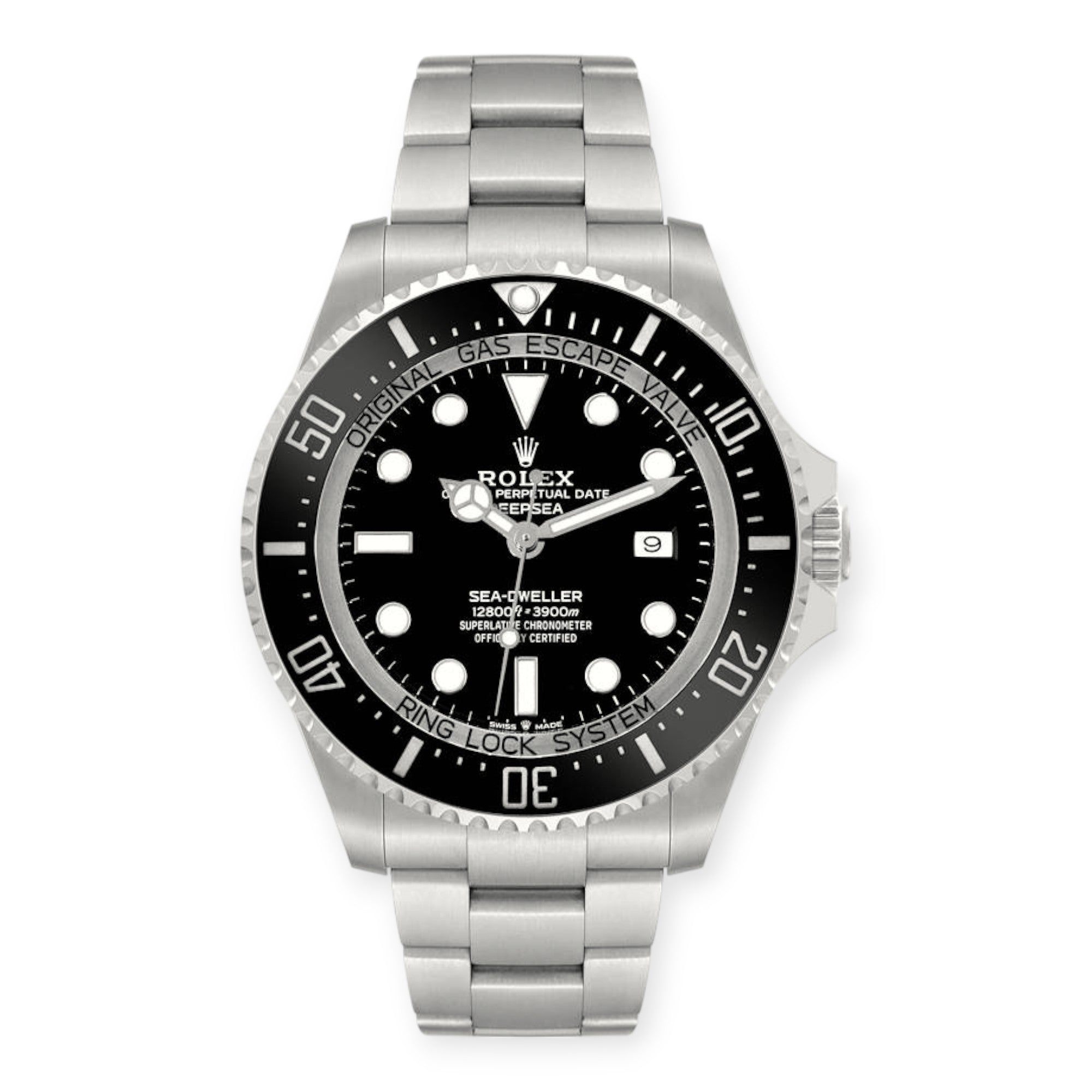 Rolex Sea Dweller Deep Sea Stainless Steel Black Ceramic Bezel 44MM 126660-Rolex-JD Watches NY