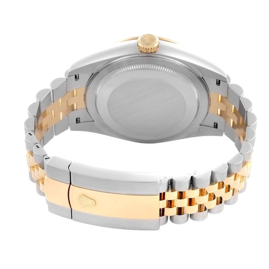 Rolex Sky Dweller Stainless Steel and Yellow Gold Jubilee Bracelet White Dial 326933-Rolex-JD Watches NY