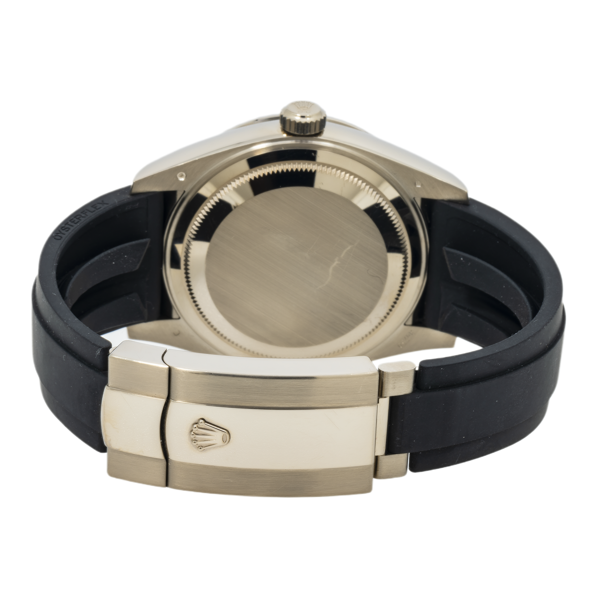 Rolex Sky Dweller White Gold Black Dial Oysterflex Bracelet 336239-Rolex-JD Watches NY