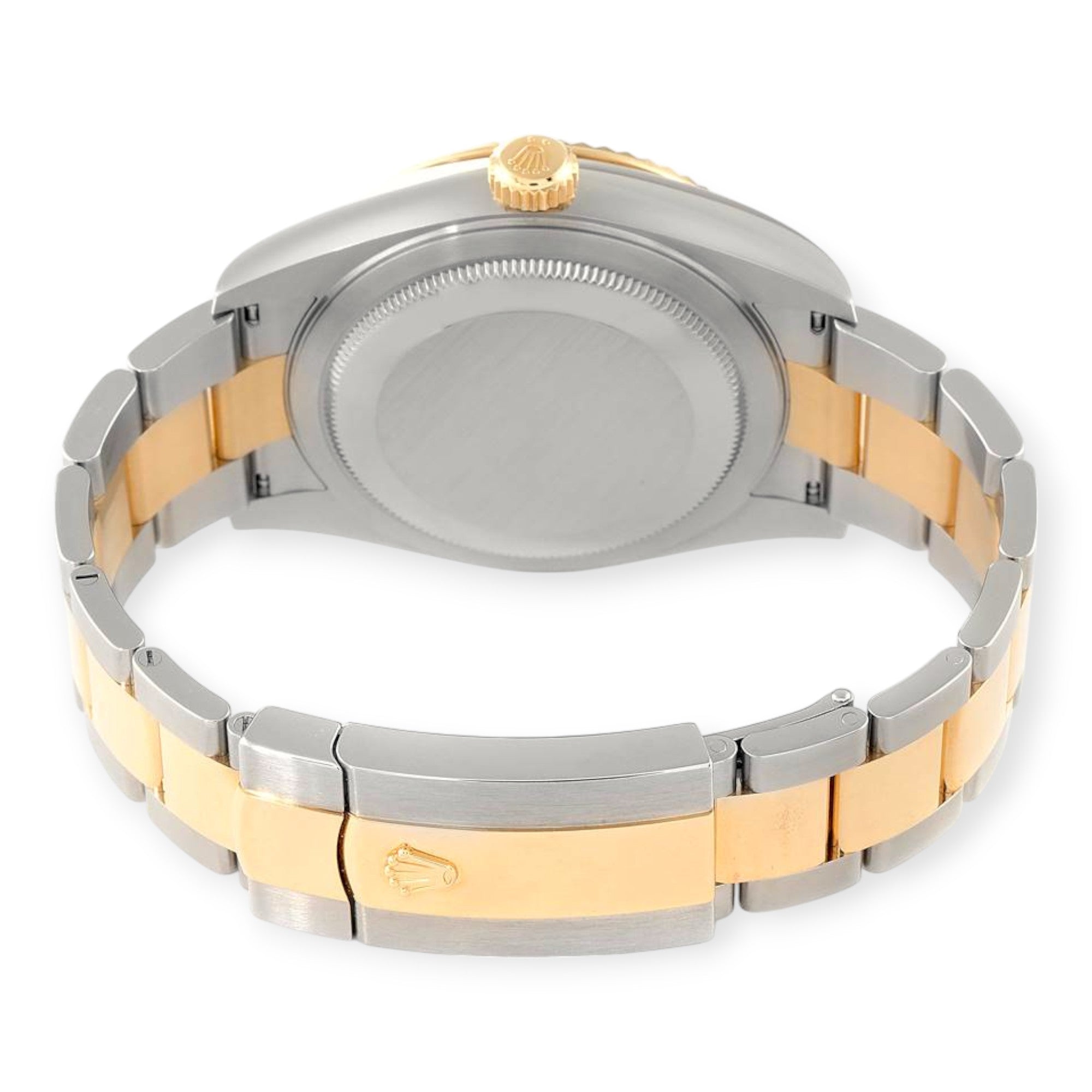 Rolex Sky Dweller Yellow 326933 Gold Steel White Dial Mens Watch-Rolex-JD Watches NY