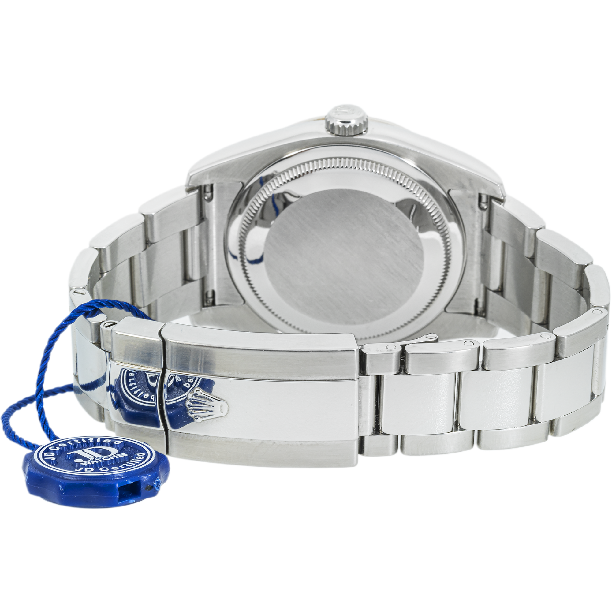 Rolex Stainless Steel Datejust 36 116244 – Silver Jubilee Diamond Dial, Diamond Bezel, Oyster Bracelet
