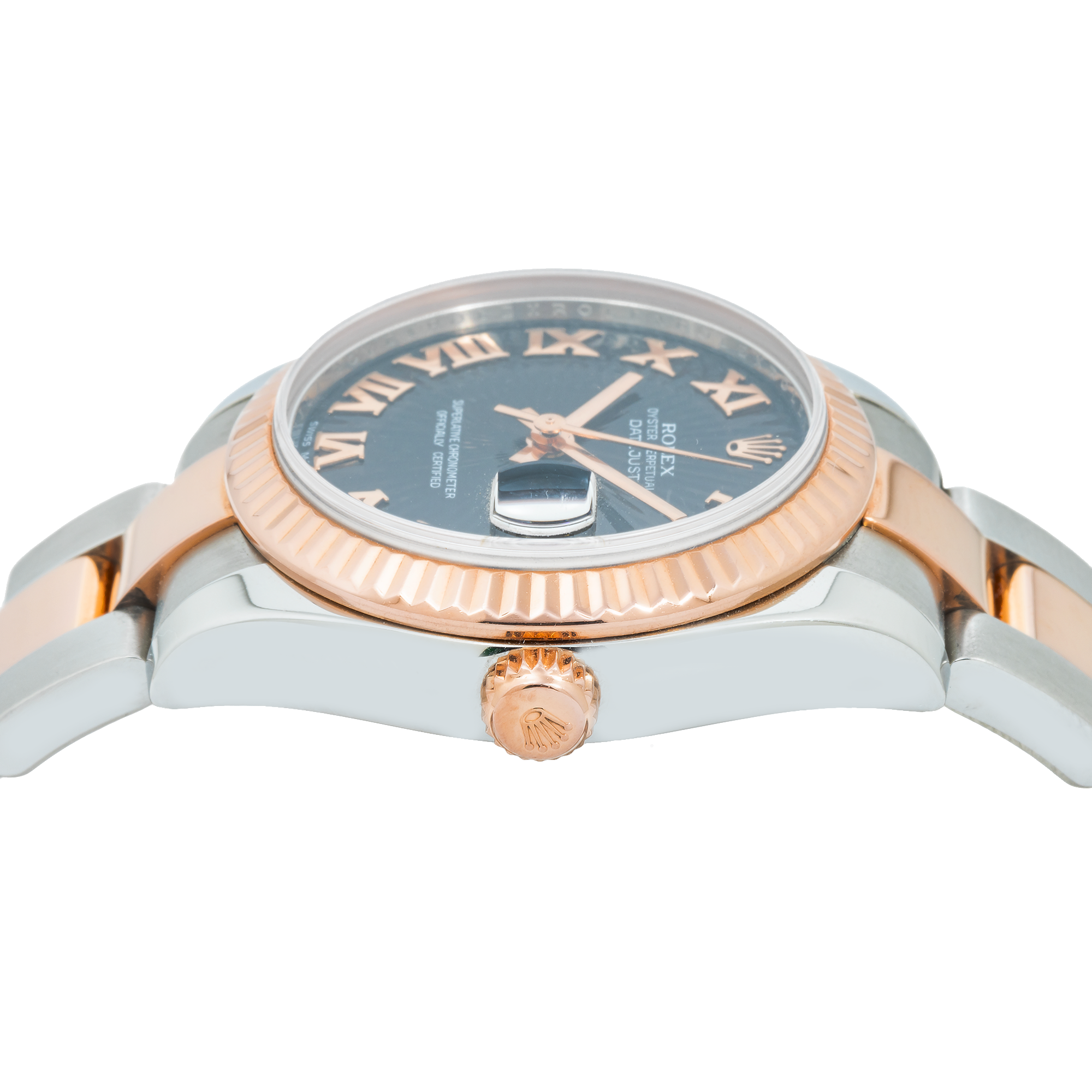 Rolex Stainless Steel & Everose Gold Datejust 178271 with Oyster Braclet-Rolex-JD Watches NY