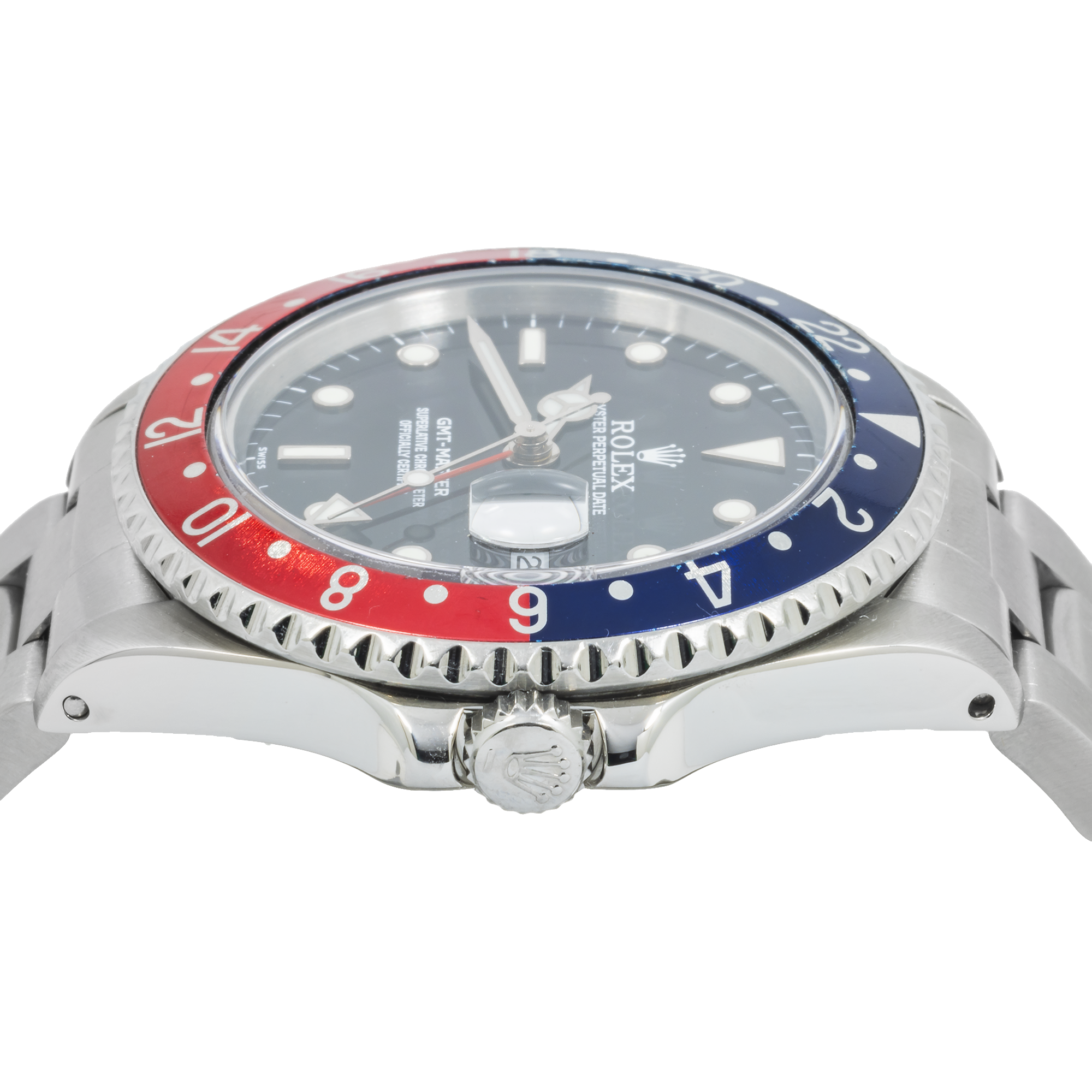 Rolex Stainless Steel GMT Master II 16700 with Red and Blue Insert (Pepsi) and Oyster Bracelet-Rolex-JD Watches NY