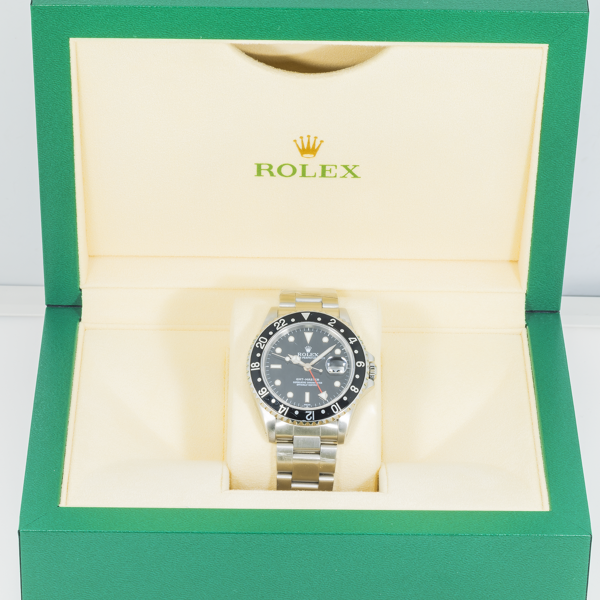 Pre-Owned Rolex GMT-Master II 16710 | Black Bezel 40mm – JD Watches NY