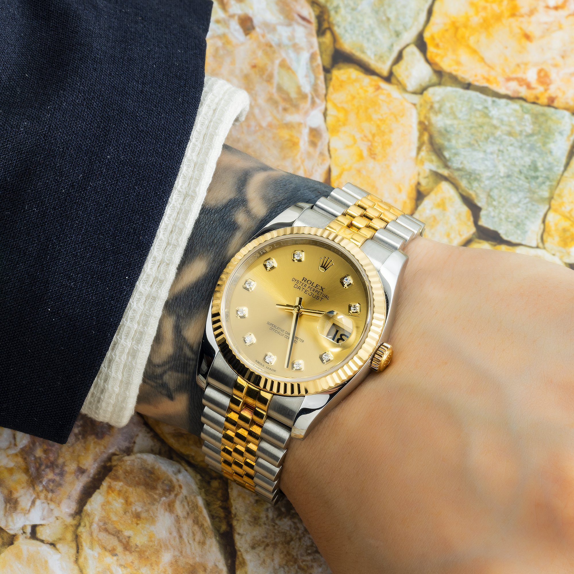 Pre-Owned Rolex Datejust 116233 Two-Tone 36mm – JD Watches NY