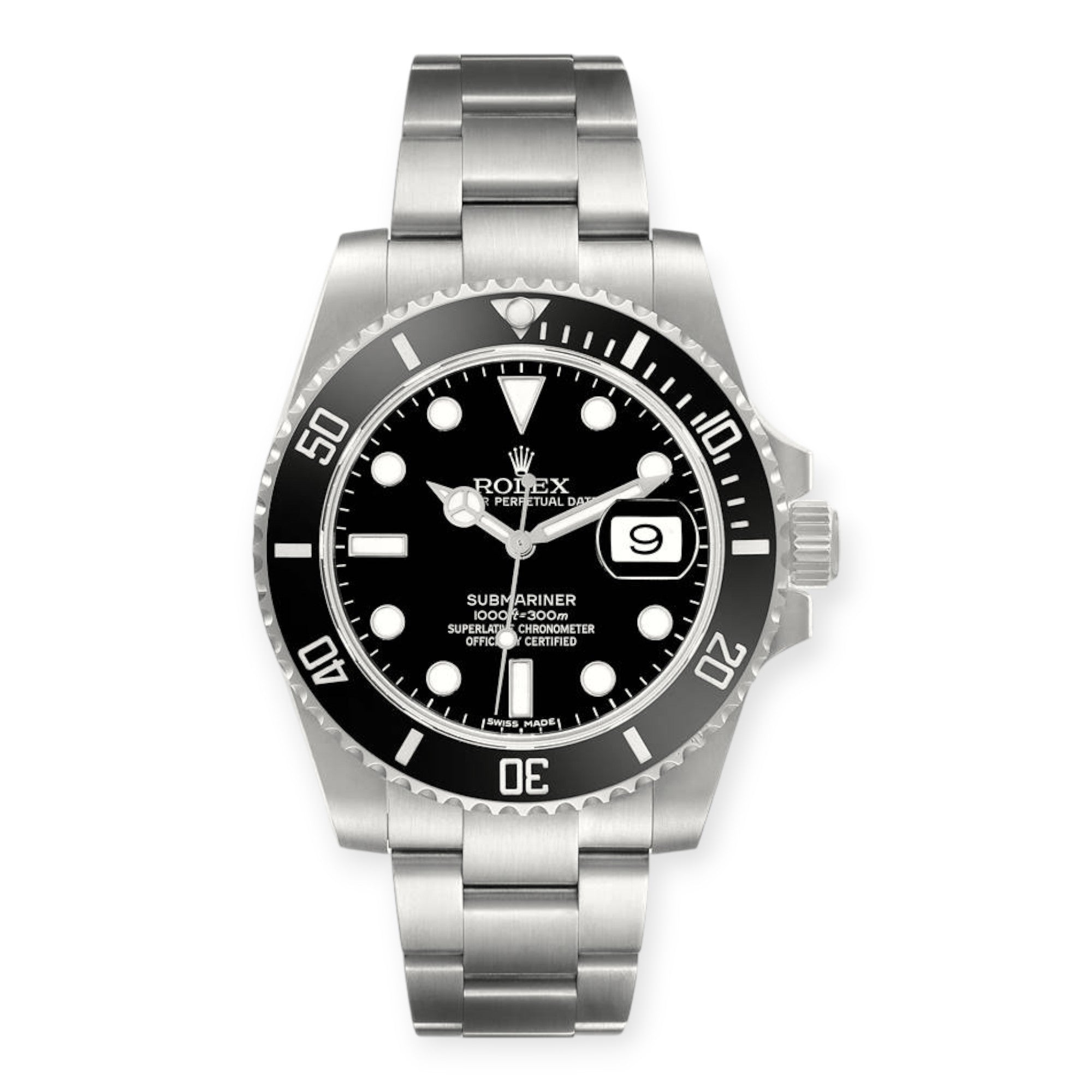 Rolex Submariner Date 40MM Stainless Steel Black Ceramic Bezel Black Dial 116610LN-Rolex-JD Watches NY