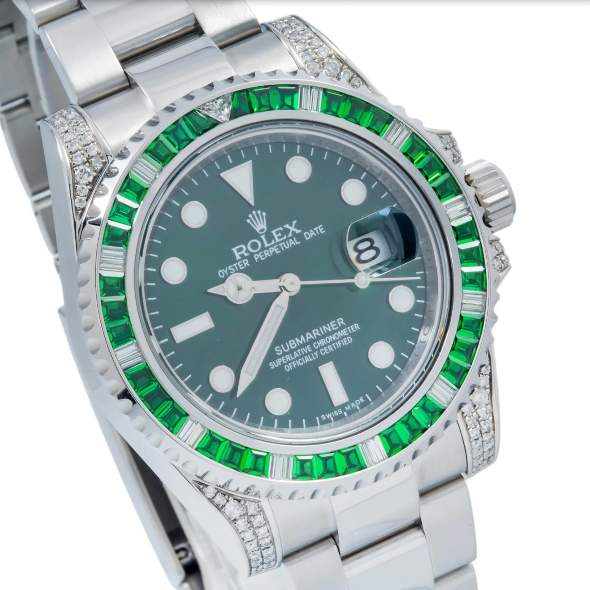 Pre-Owned Rolex Submariner 116610LN Green Dial 40mm – JD Watches NY