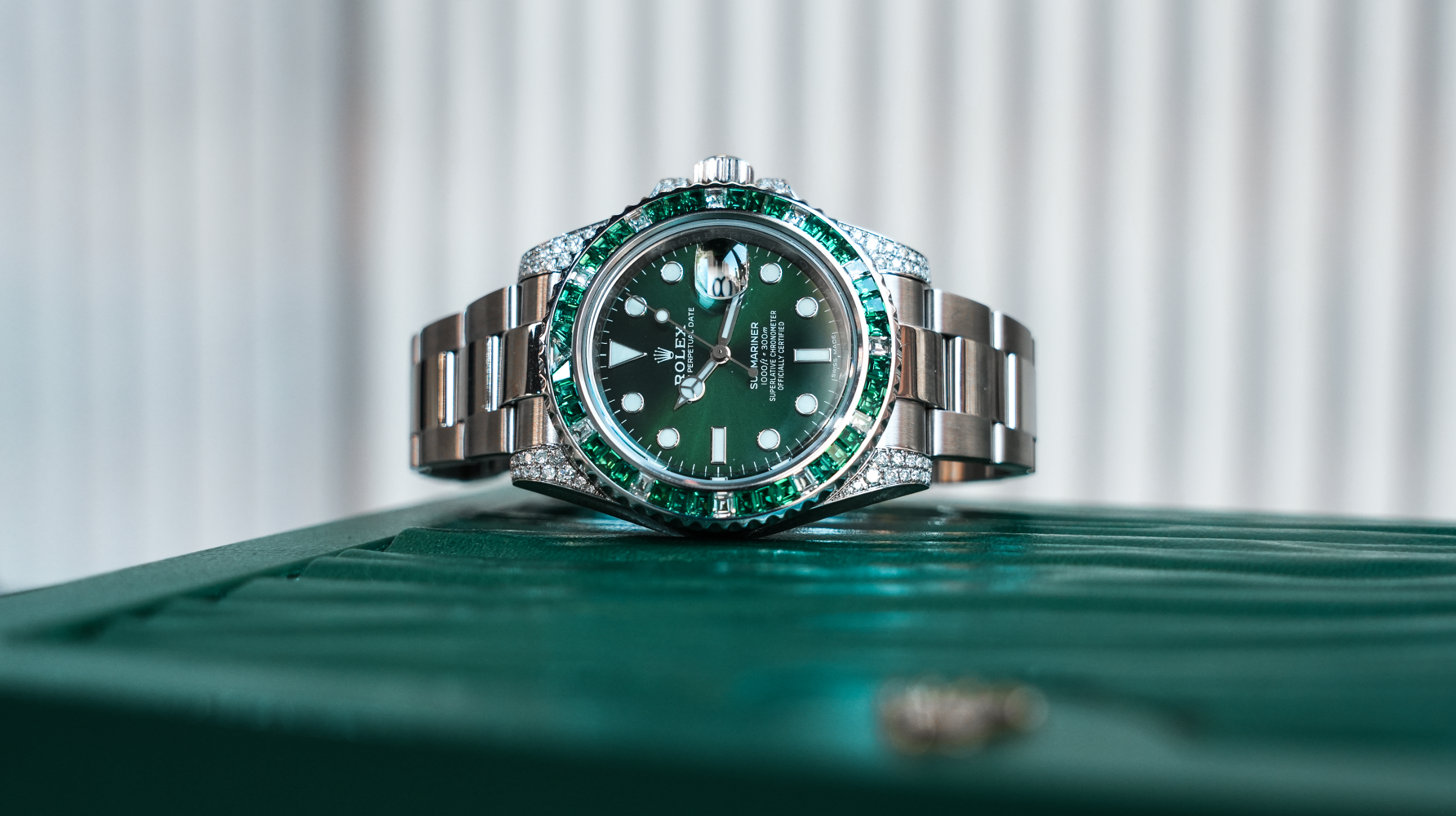 Pre-Owned Rolex Submariner 116610LN | Green Dial 40mm – JD Watches NY