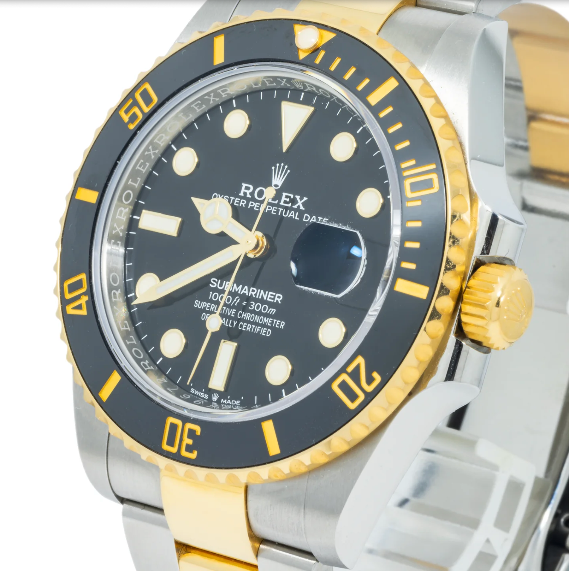 Rolex Submariner Date – Two-Tone Steel and Yellow Gold with Black Dial and Black Ceramic Bezel Ref. 126613LN