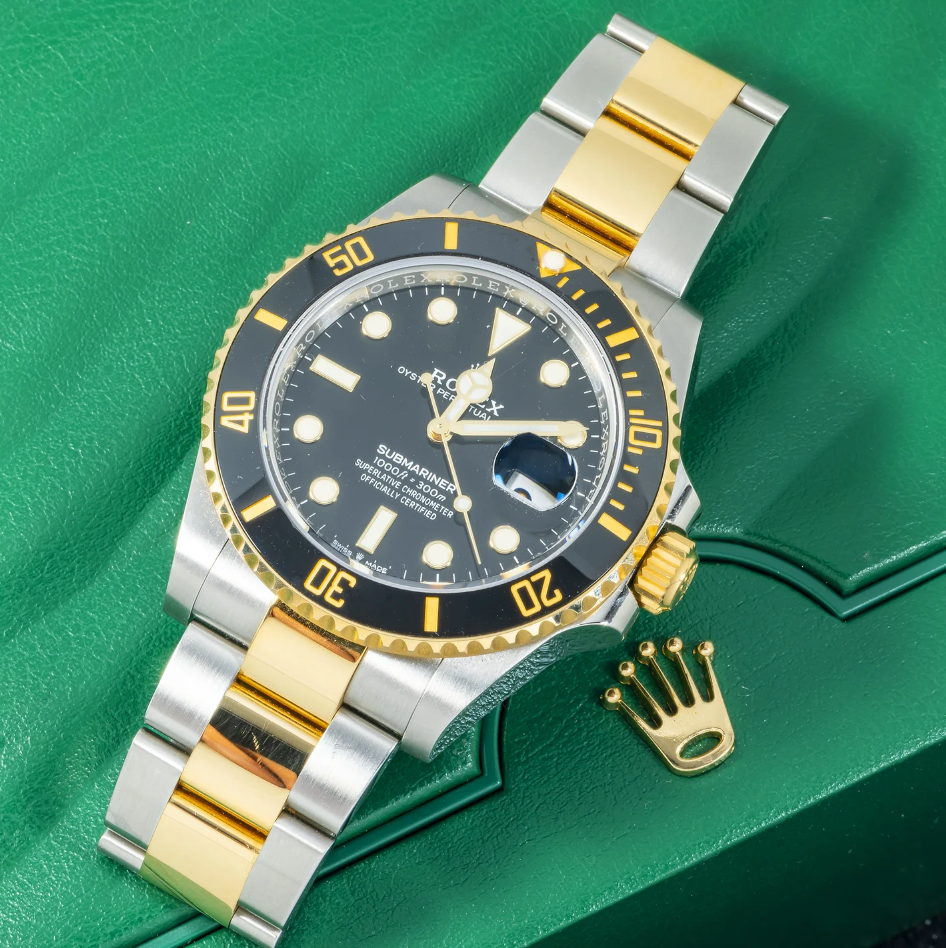 Rolex Submariner Date – Two-Tone Steel and Yellow Gold with Black Dial and Black Ceramic Bezel Ref. 126613LN