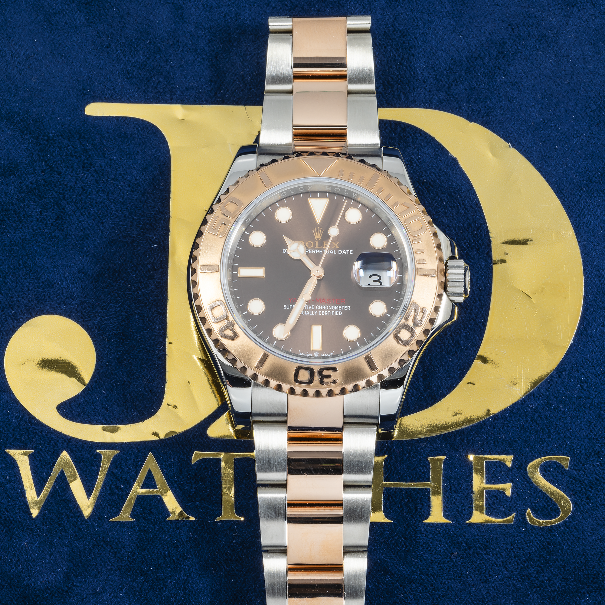 Rolex Yacht-Master 126621 40mm Everose Rolesor Chocolate Dial Oyster Bracelet Men’s Watch (Year: 202 to 2024)-Rolex-JD Watches NY