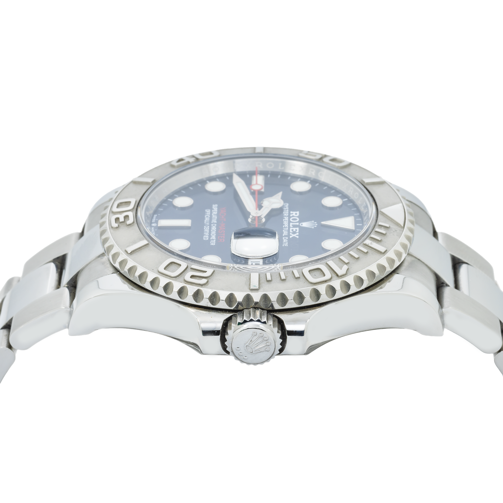 Rolex Yacht-Master 126622 40mm Steel & Platinum Blue Dial Oyster Bracelet Men’s Watch (Year 2018-2020)-Rolex-JD Watches NY
