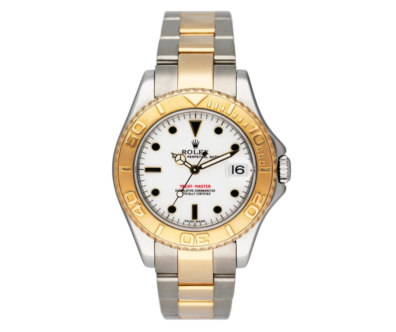 Rolex Yacht-Master 29 – Steel & 18k Yellow Gold with White Dial Ref. 169623-Rolex-JD Watches NY
