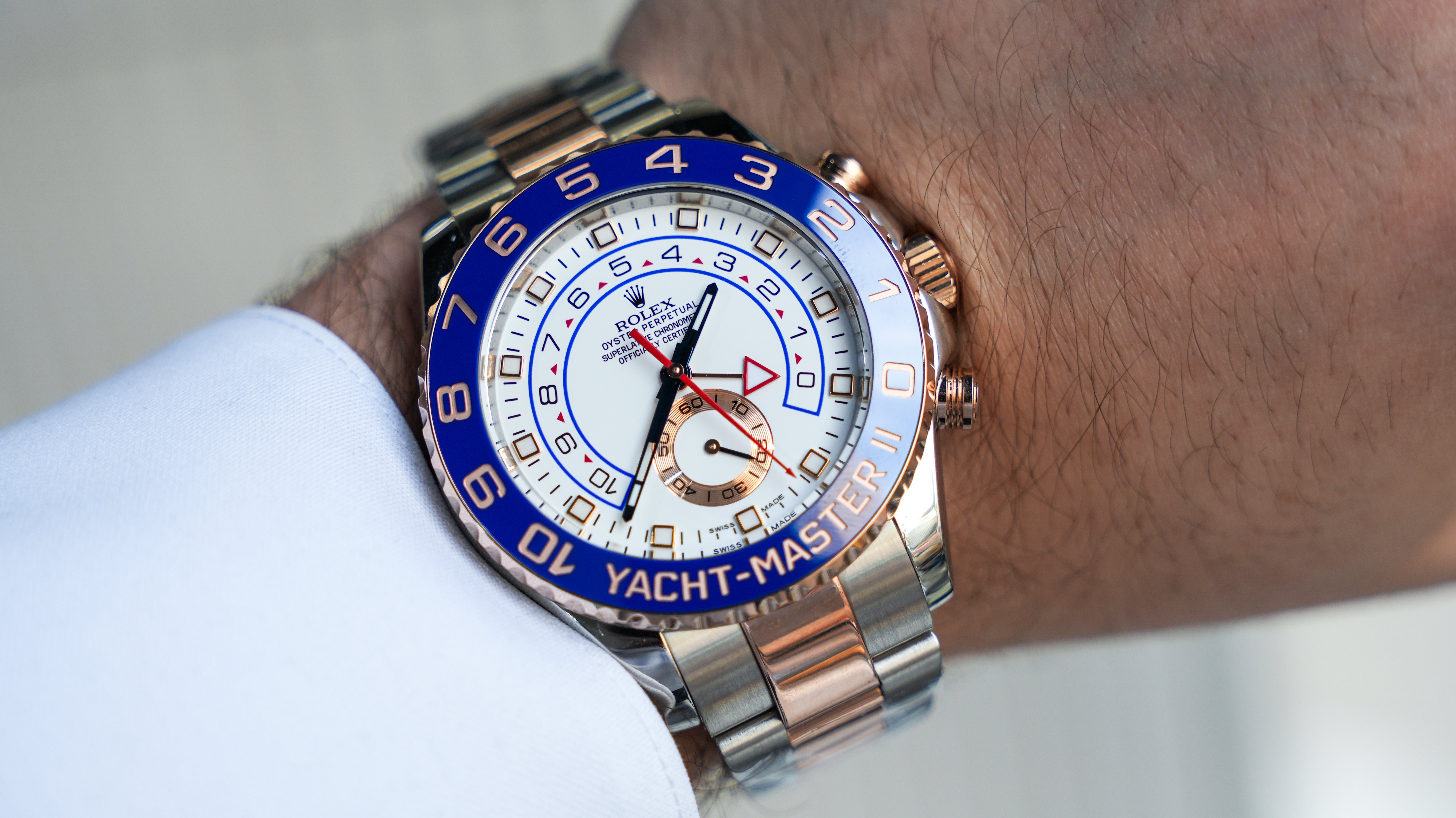 Pre-Owned Rolex Yacht-Master II 116681 Two-Tone 44mm – JD Watches NY