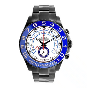 Rolex Yacht-Master II 44mm White Dial – Black PVD Coated Stainless Steel – Ref. 116680