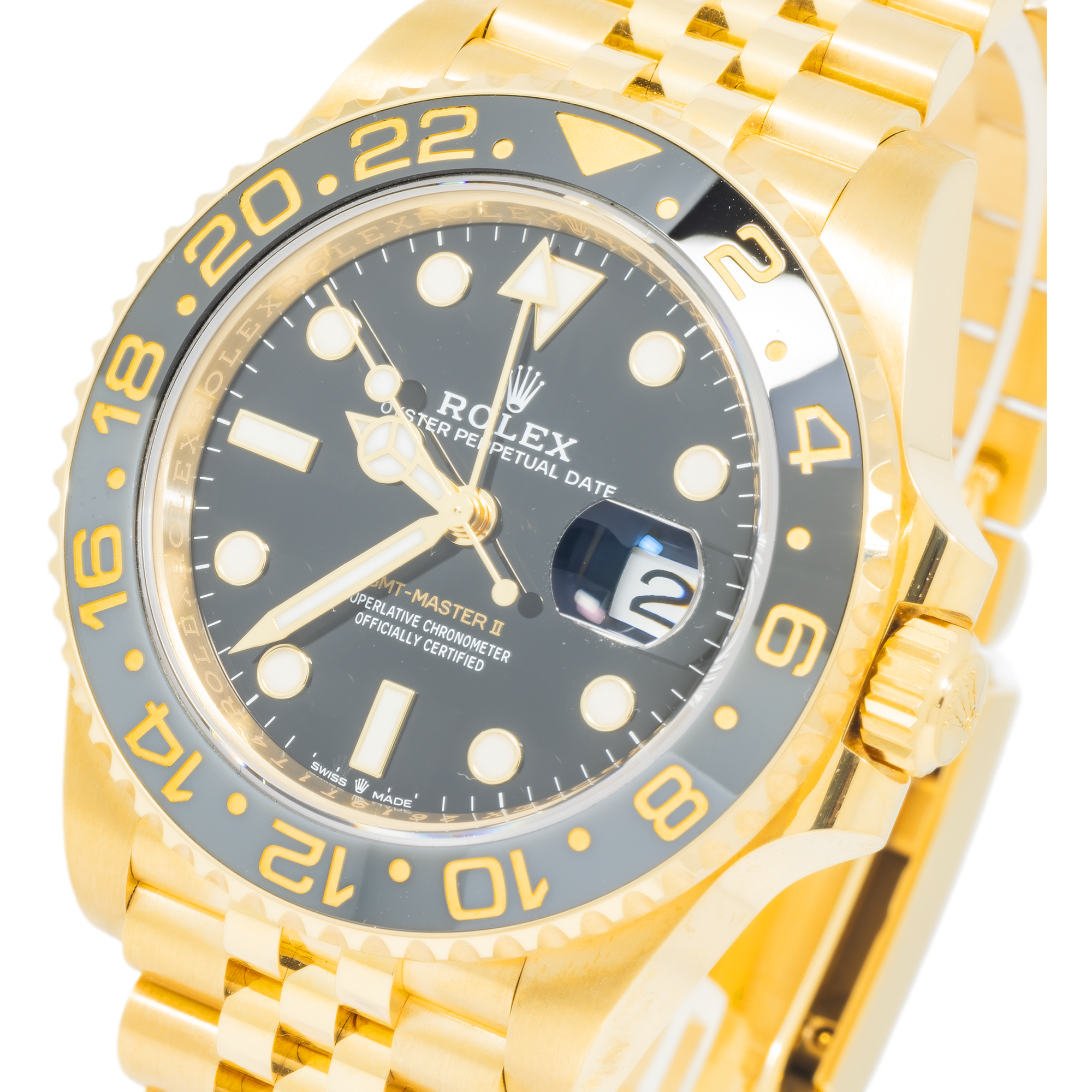Rolex Yellow Gold GMT Master II 126718GRNR with Jubilee Bracelet-Rolex-JD Watches NY