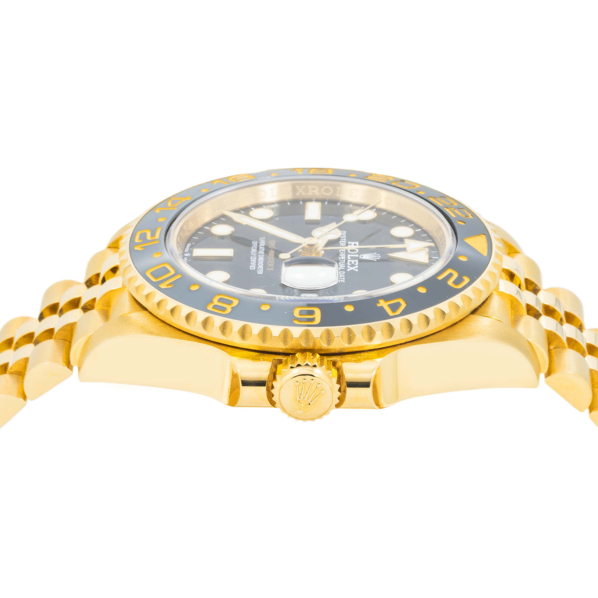 Rolex Yellow Gold GMT Master II 126718GRNR with Jubilee Bracelet-Rolex-JD Watches NY