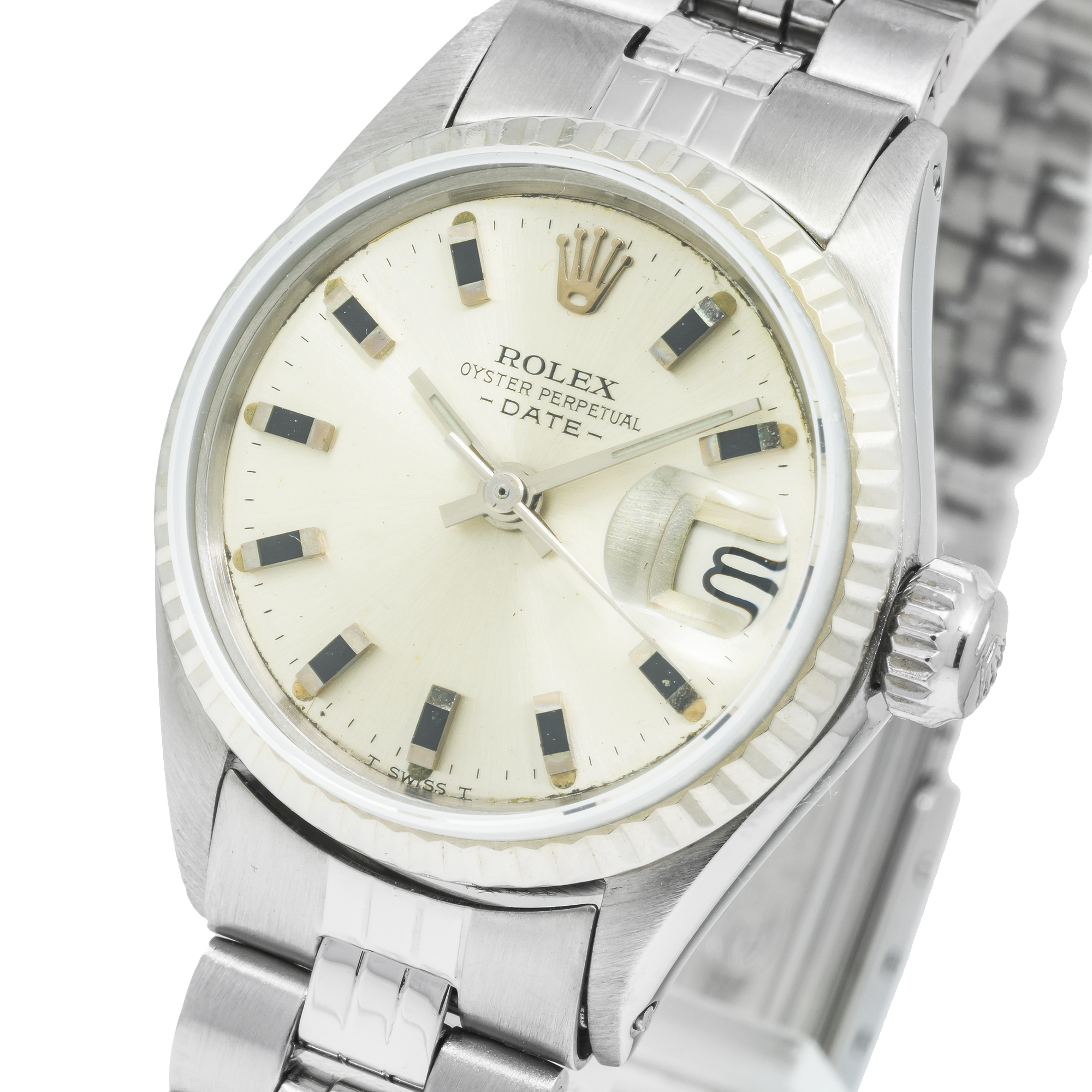 Vintage Ladies Rolex 26mm (1972) 6517 with Stainless Steel Jubilee Bracelet-Rolex-JD Watches NY