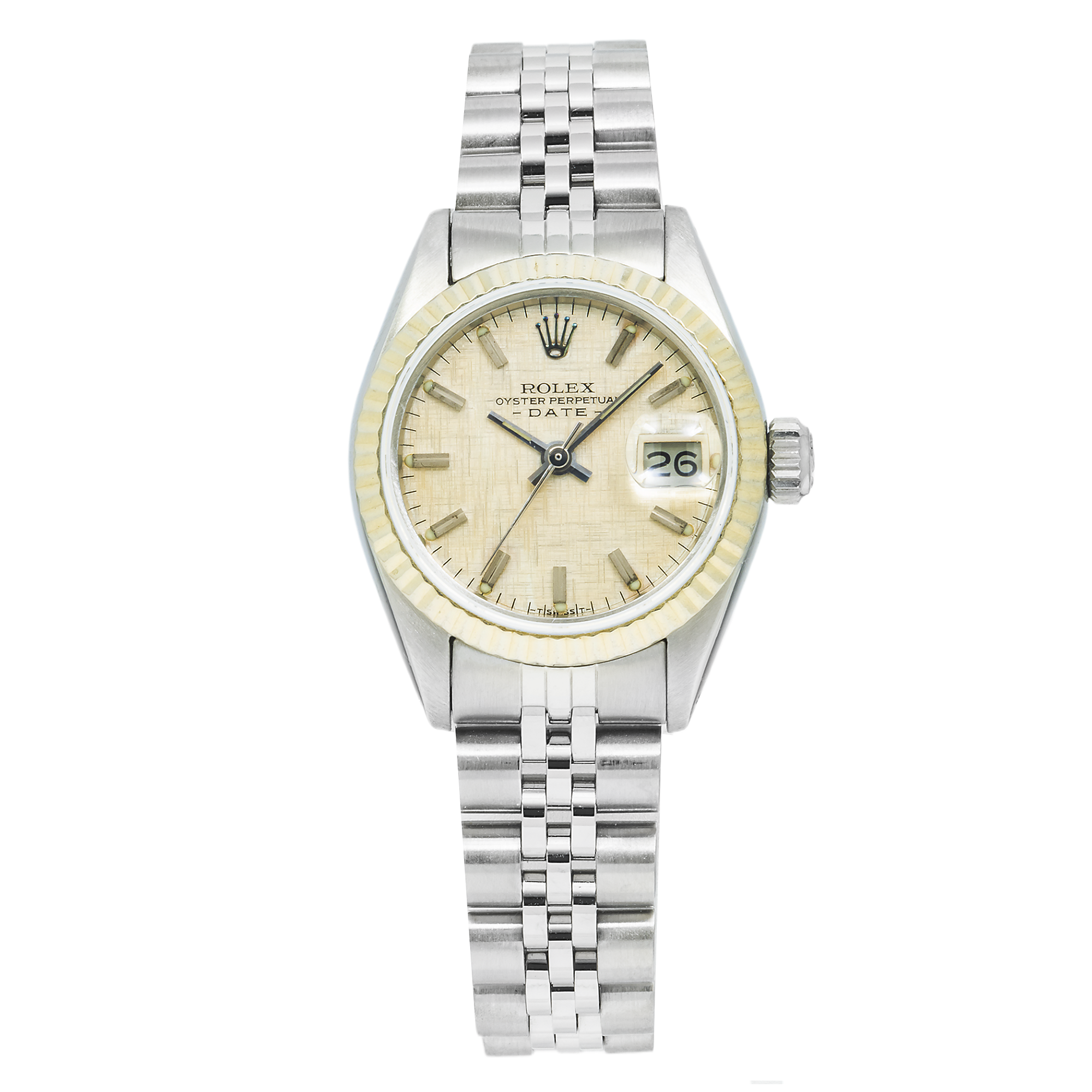 Vintage Rolex Ladies Date 26mm 6917 with Stainless Steel Jubilee Bracelet-Rolex-JD Watches NY