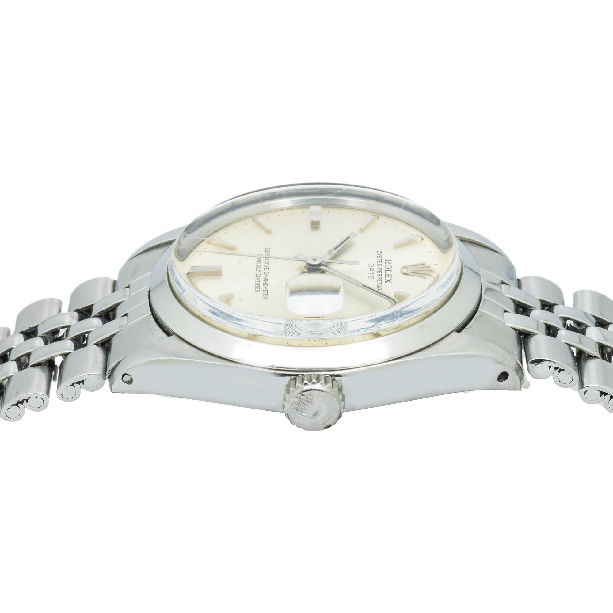 Vintage Rolex Oyster Stainless Steel Perpetual Date 1500 34mm (1972)-Rolex-JD Watches NY
