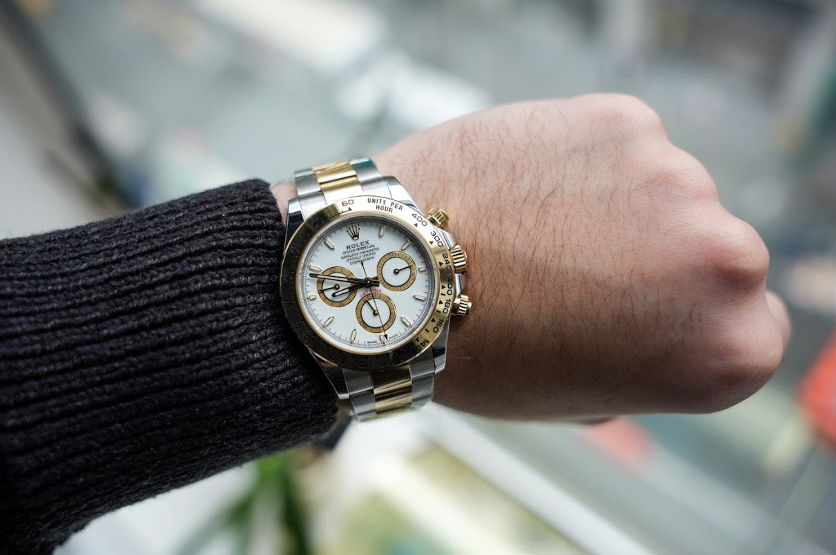 Rolex 126503 Cosmograph Daytona Steel/18K Yellow Gold White Dial